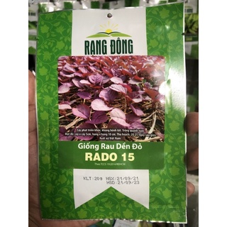 Hạt giống rau dền đỏ rado 15 , giống tốt , tỉ lệ nảy mầm cao