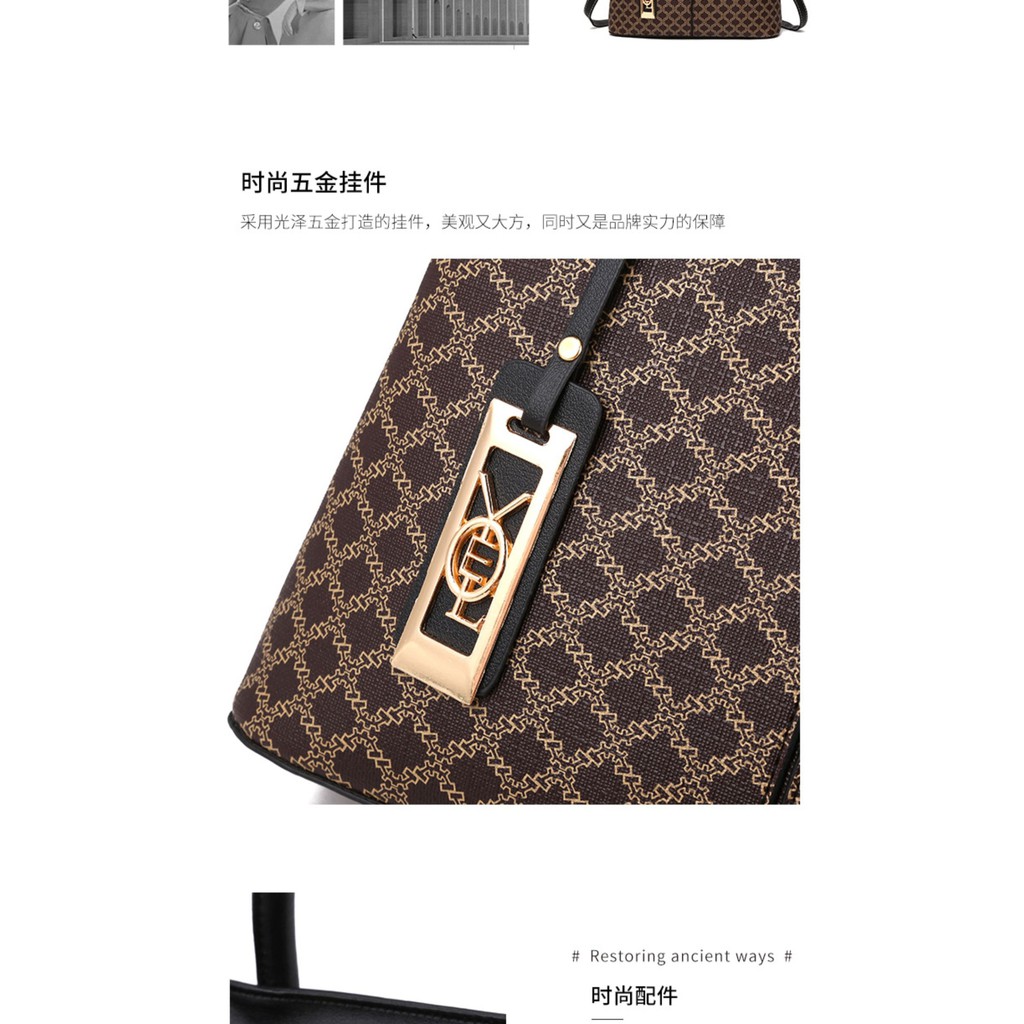 Túi xách bằng da mềm kích thước lớn thời trang mùa xuân 2020 cho phụ nữ trung niên