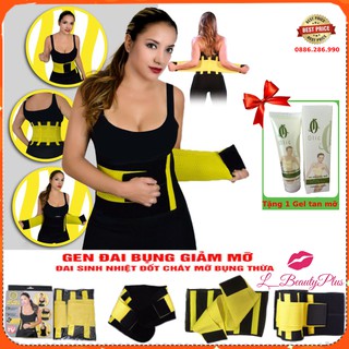[LOẠI 1-ĐỦ SIZE-TẶNG GEL TAN MỠ OLIC] ĐAI NỊT BỤNG SINH NHIỆT GIẢM MỠ HOT BELT POWER LOẠI 1