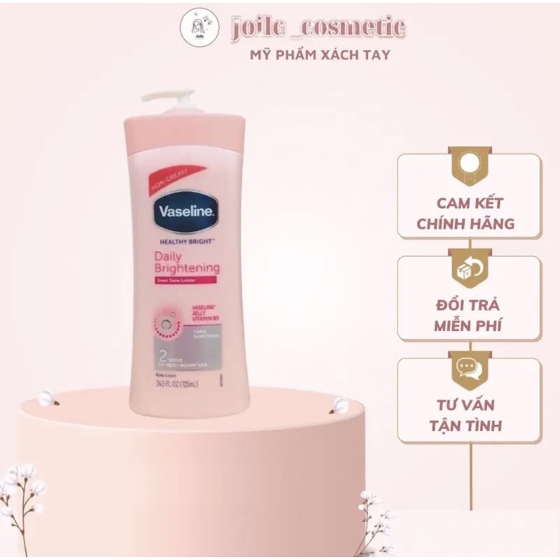 kem dưỡng thể trắng da vaseline