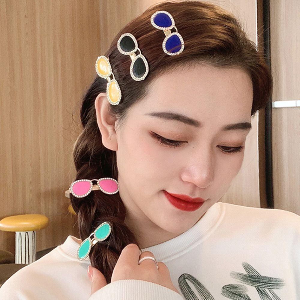 Kẹp Tóc Hình Mắt Kính Thời Trang Hàn Quốc Cổ Điển Dành Cho Nữ
