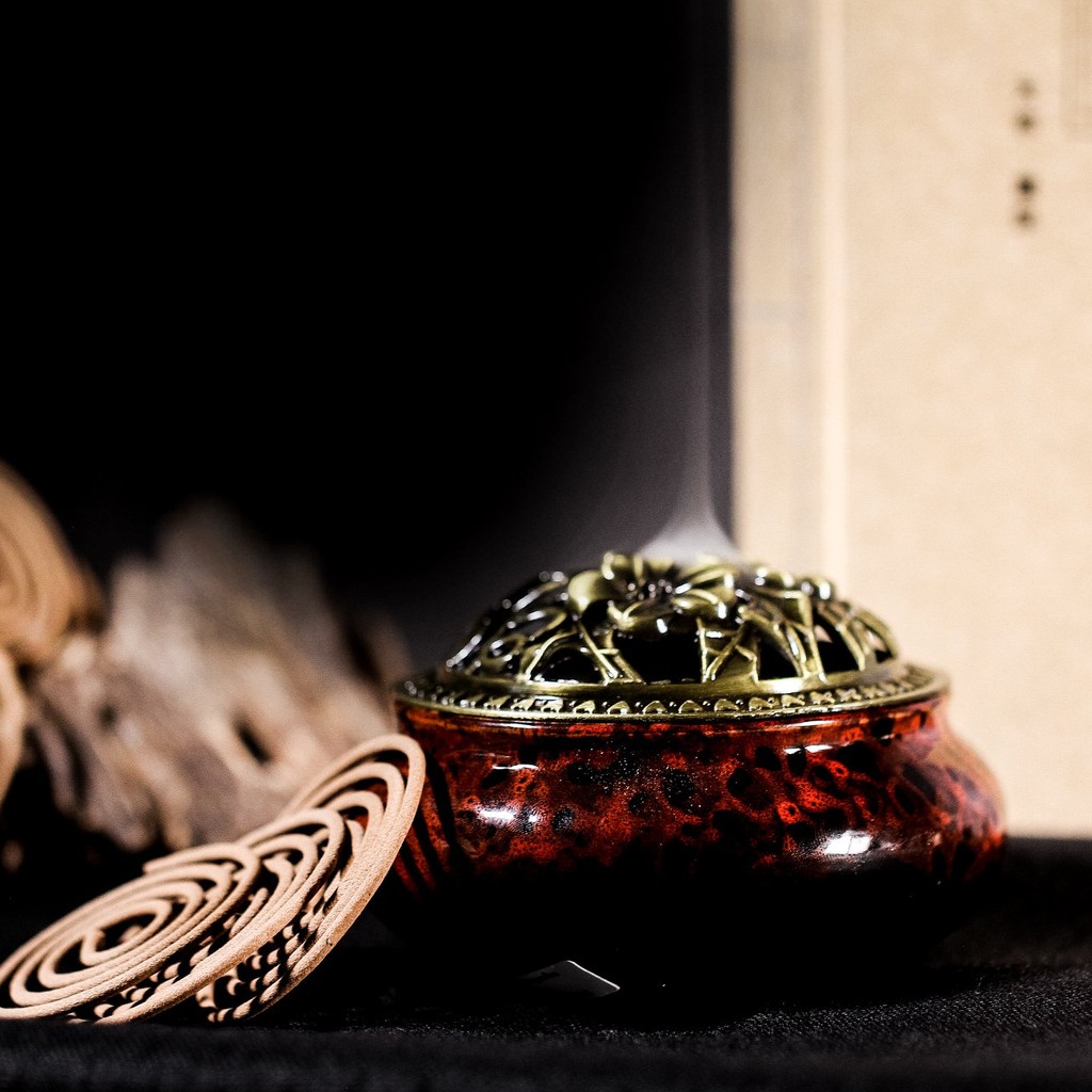 Nhang Vòng Khoanh Trầm Hương - 100% Trầm Hương Tự Nhiên - 1 hộp 24 khoanh đơn- 1 khoanh cháy 4h | BigBuy360 - bigbuy360.vn