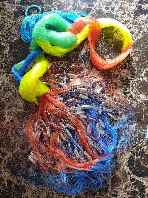 chài cước 7 màu chân chì đúc hàng đẹp