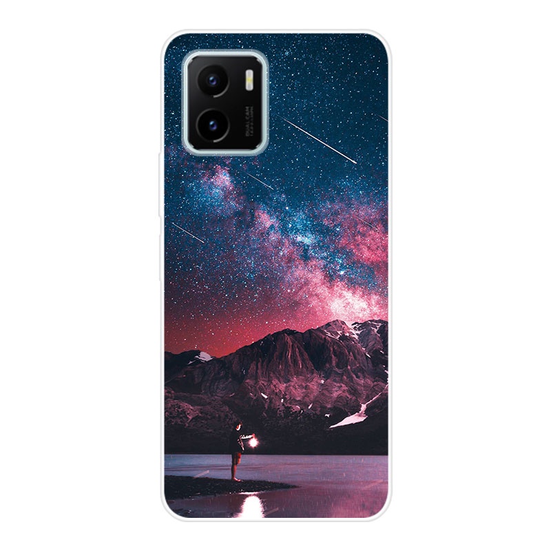 Ốp điện thoại TPU silicon mềm họa tiết hoạt hình bắt mắt cho VIVO Y15A Y 15A VIVOY15A