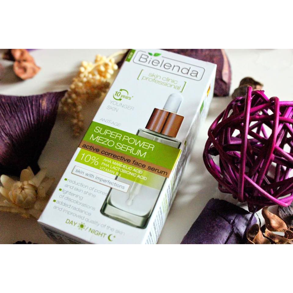 Serum Bielenda cho da dầu mụn lỗ chân lông to, trẻ hóa, trắng da