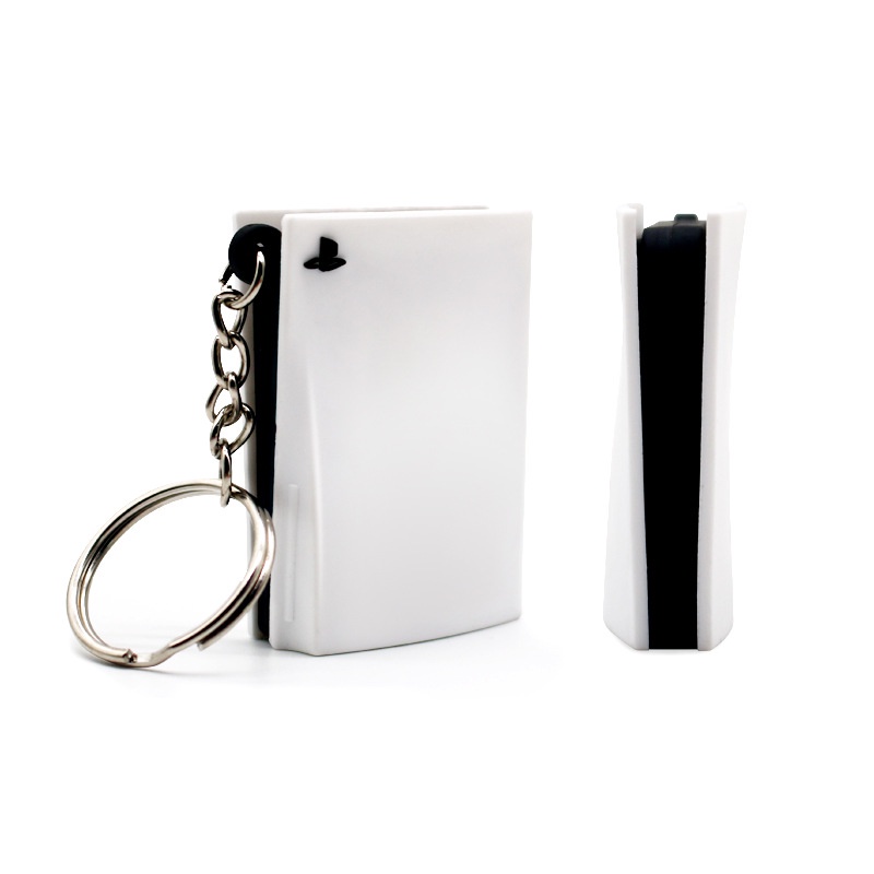 Móc Khóa Silicone Hình Máy Chơi Game PS5 3D