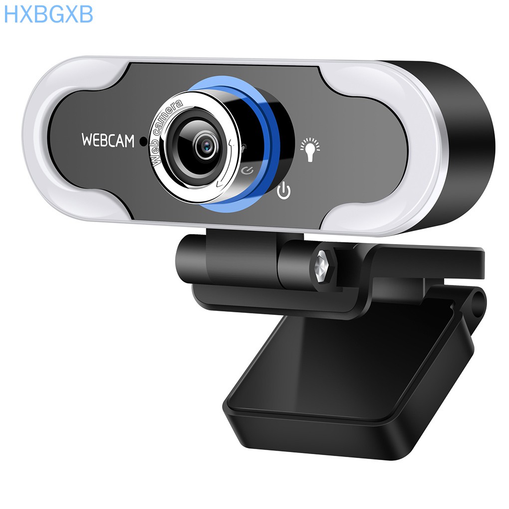 Webcam 1080p Usb Led Ánh Sáng Trắng 5500k Có Mic Chất Lượng Cao