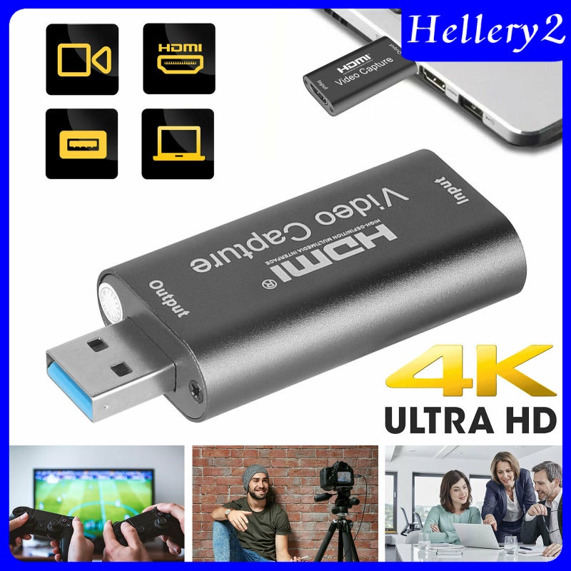 Thẻ ghi video mini HDMI 4K 1080p sang USB 3.0 cho phát sóng trực tuyến chơi game