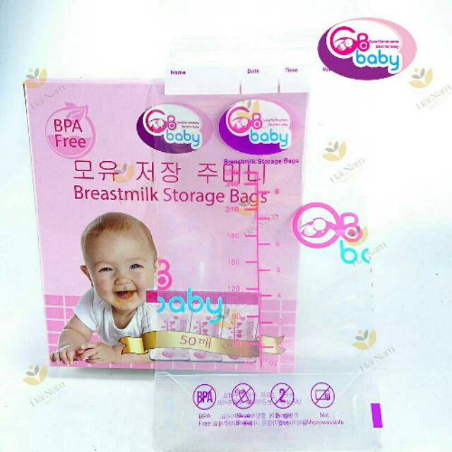  TÚI TRỮ SỮA GB BABY 50 TÚI