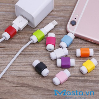 Nút chống gãy dây sạc iPhone, Macbook màu ngẫu nhiên