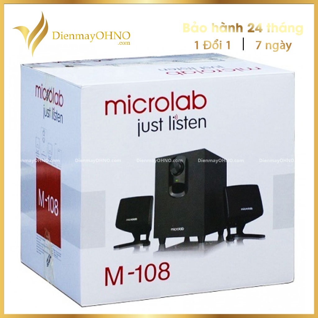 Loa Máy Vi Tính Microlab M108 Loa Laptop Nghe Nhạc Để Bàn Mini Có Dây – OHNO Việt Nam