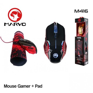 Combo chuột+ miếng lót chuột marvo m416