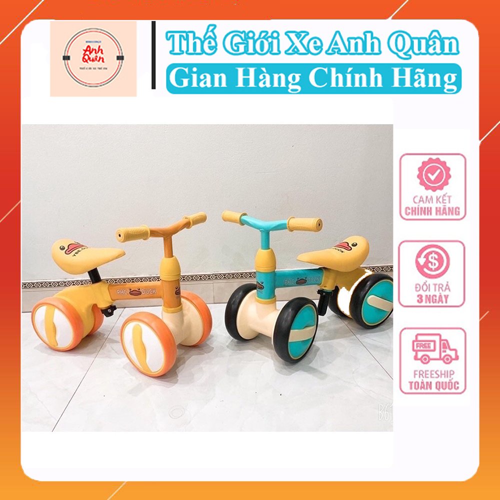 Xe chòi chân cho bé PHC Duck chính hãng từ 1-5 tuổi, Bảo hành 1 đổi 1, xe chòi chân vịt 4 bánh chắc chắn an toàn