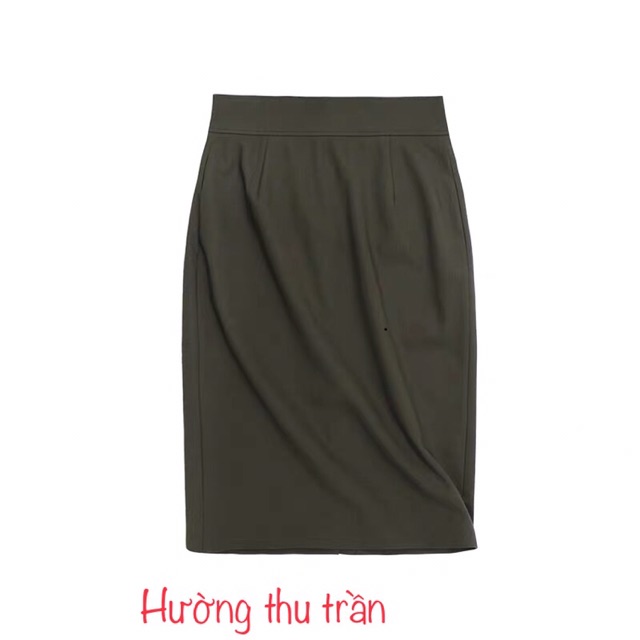 Chân váy dáng suông cạp cao thời trang công sở sành điệu | BigBuy360 - bigbuy360.vn