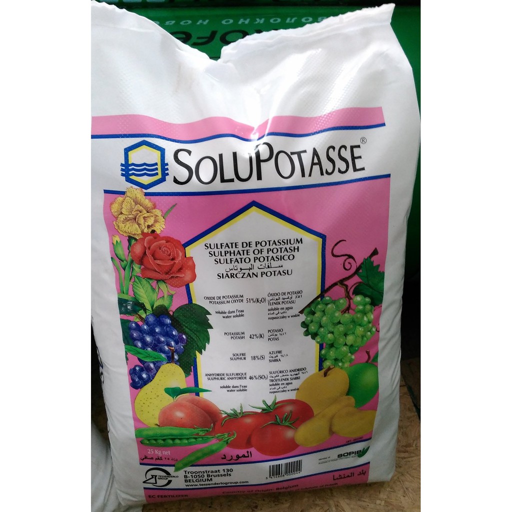 Phân bón giàu kali SOLUPOTASSE -chiết lẻ 1kg