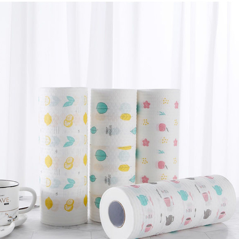 Cuộn 50 Miếng Vải Không Dệt Vệ Sinh Đa Năng