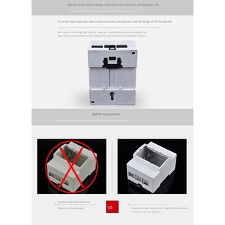 Hộp Điện Cho Raspberry Pi 4 Rubber 3b + 3 Generation B Type 4-3