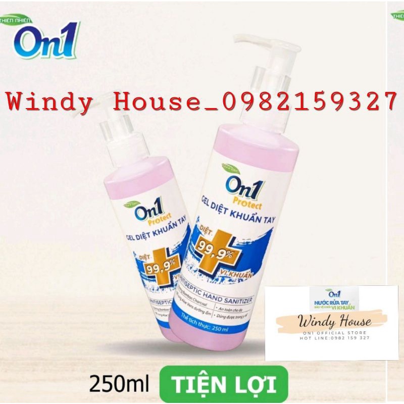 [Mẫu Bao Bì Mới] Gel Diệt Khuẩn Tay Nhanh 250ml