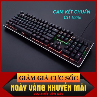 Bàn phím cơ Gaming K101, bàn phím cơ hỗ trợ game thủ có đèn LED cao cấp