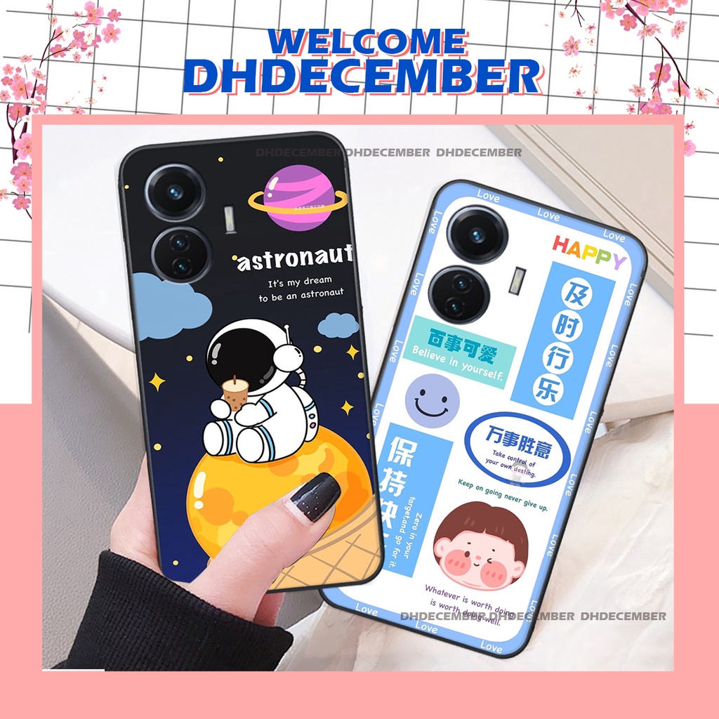 Ốp lưng Vivo Y55 2022 in hình 3D GẤU cute be@r, soda, happy day cực hot ,thời thượng