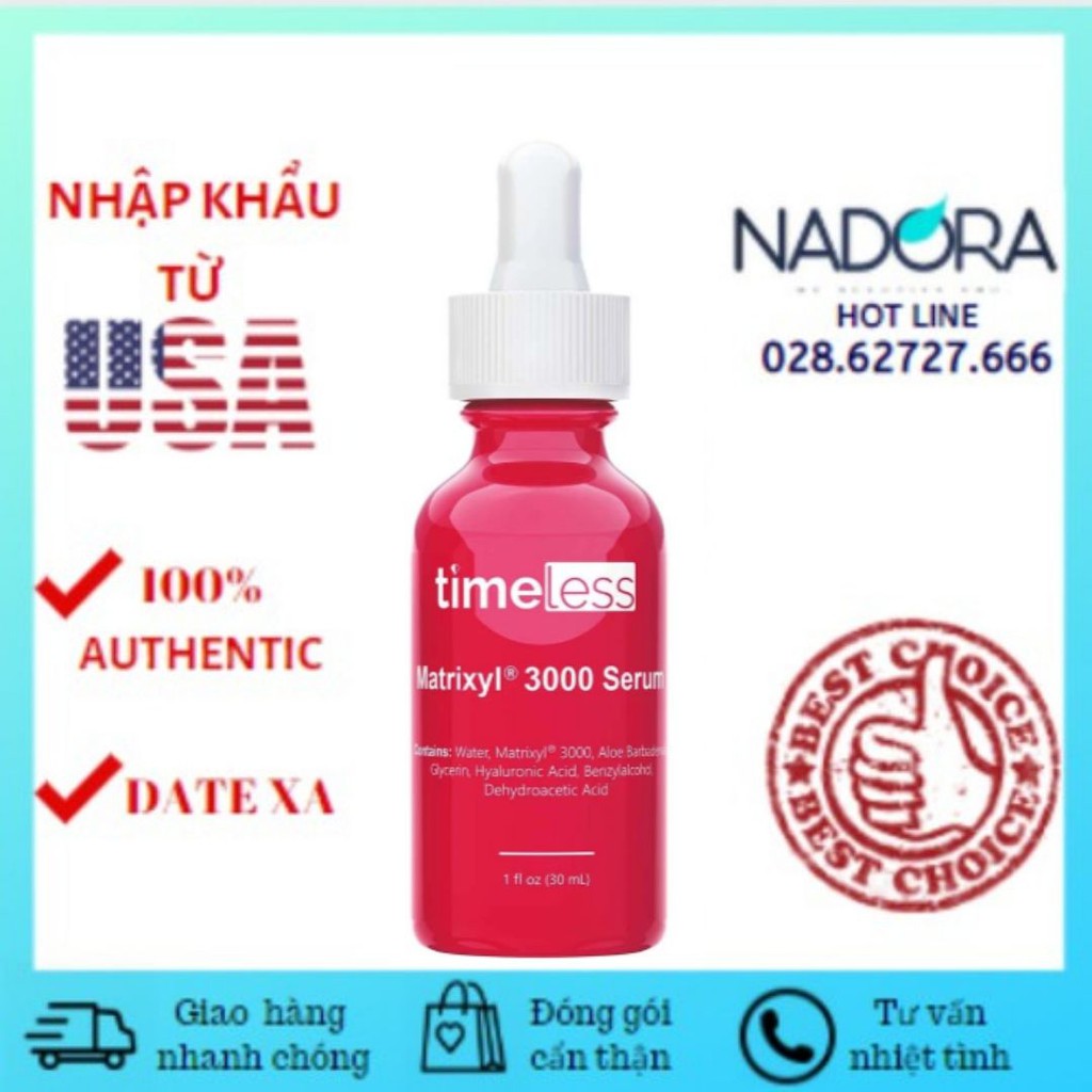 Tinh Chất Cấp Nước Chống Lão Hóa TIMELESS M3K Matryxil 3000 Serum