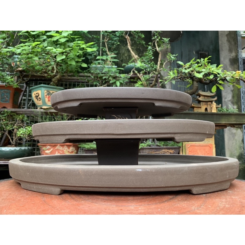 Khay thả đá non bộ - gốm tàu /chậu trồng cây bonsai/chậu trồng cây cảnh /chậu trồng cây kiểng