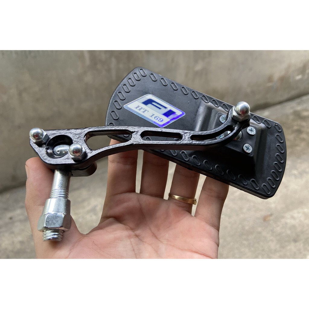 GƯƠNG CHIẾU HẬU THỜI TRANG 4 CẠNH LẮP CHO CÁC DÒNG XE [ Tặng kèm ốc chân gương mặt cười ]