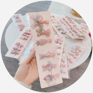 Set 6 kẹp tóc xinh cho bé
