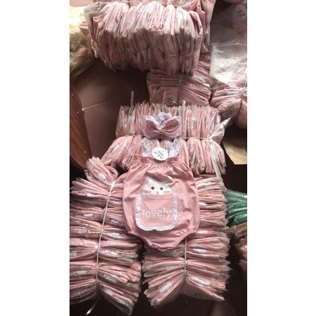 Body hồng thỏ bé gái kèm tuban