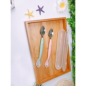 Thìa nạo trái cây cho bé ăn dặm hai đầu tại BoBa store