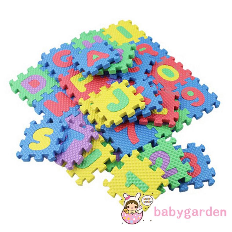 Bộ 36 miếng xốp trải sàn ghép bảng chữ cái cho bé