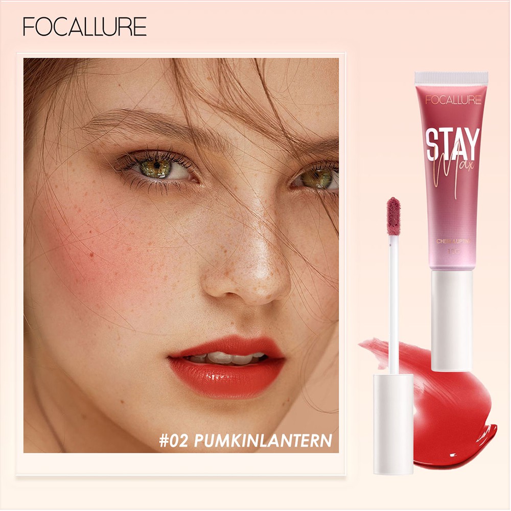 【Ready Stock】 Focallure STAYMAX Long Lasting MOISTURIZING Non-stick Lip &amp; Cheek Tint Lip Care