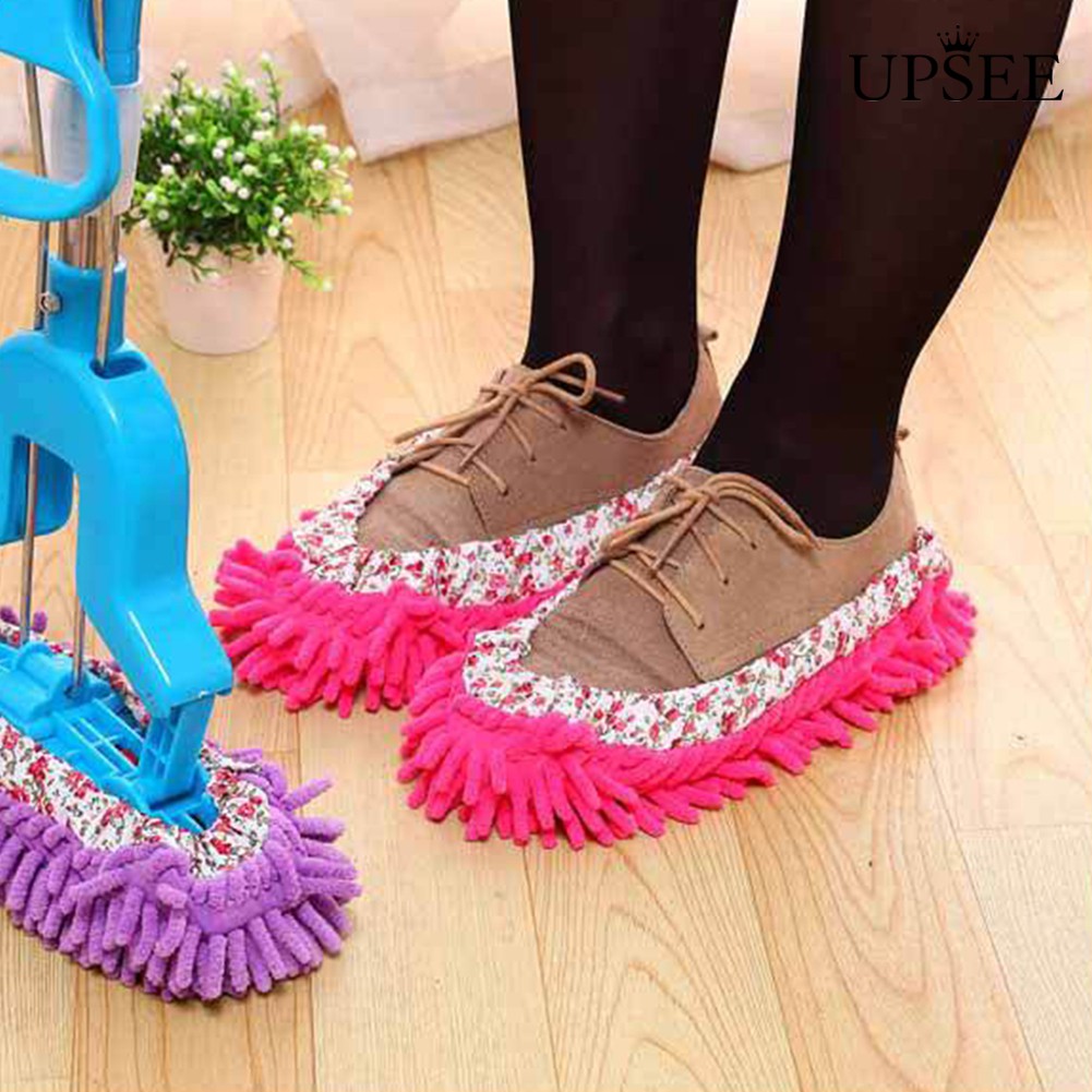 Bọc Giày Lười Bằng Vải Chenille Mềm Mại Đa Năng Tiện Dụng