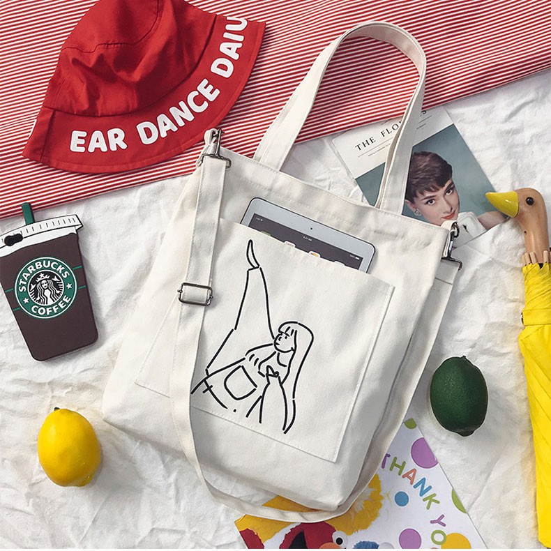 TÚI TOTE ULZZANG PHONG CÁCH DAB PHỔ BIẾN