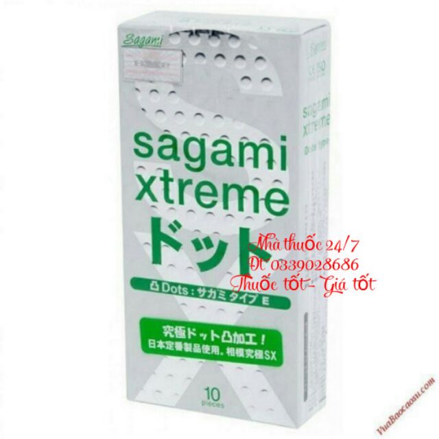 Nhà Thuốc Bao cao su Cao cấp Sagami Xtreme super thin - Cam kết chính hãng