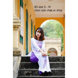 Thanh lý Set Áo dài hoa mai 2020