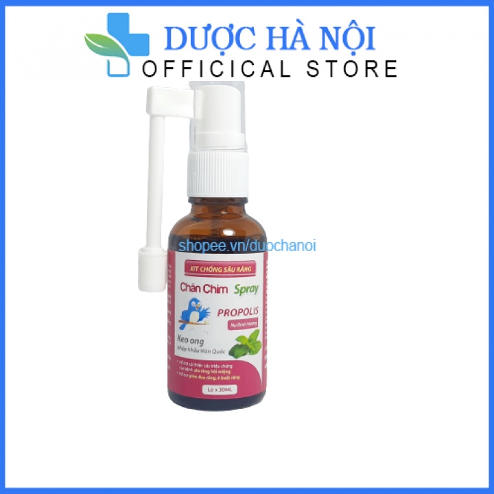 Xịt chống sâu răng Chân chim Spray - giảm đau răng , ê buốt