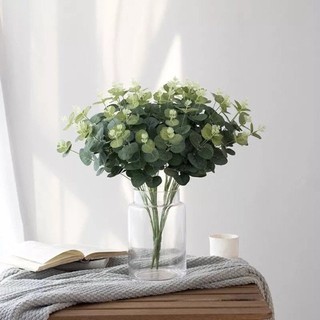 Cành lá táo điểm lá Mimosa - Phụ kiện cắm hoa, trang trí hoa kích thước 50cm - giá sỉ khi mua số lượng lớn
