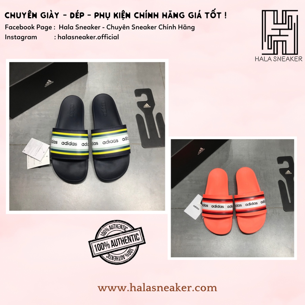 Dép Adidas Chính Hãng Farm Rio Adilette Comfort EH0033 - EG1865 - Dép Quai Ngang Nam Nữ Authentic Slides - Hala Sneaker