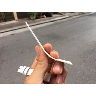 Dây đồng hồ da bò màu trắng ( size 10-20mm)
