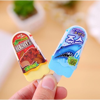 Cục gôm tẩy hình que kem mát lạnh 6