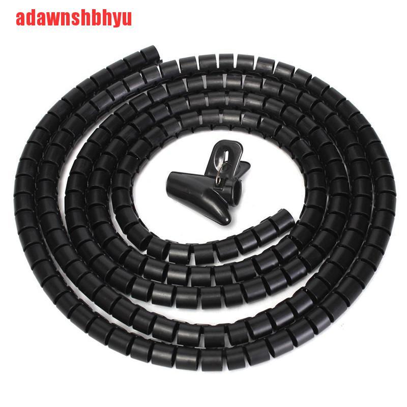 Cuộn Dây Quấn Bảo Vệ Dây Cáp Kiểu Xoắn Ốc Dài 1M 8mm