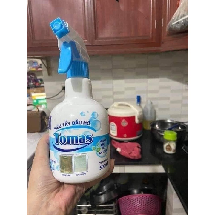 Chai tẩy siêu sạch chất dầu mỡ, đánh bóng xoong nồi 500ml
