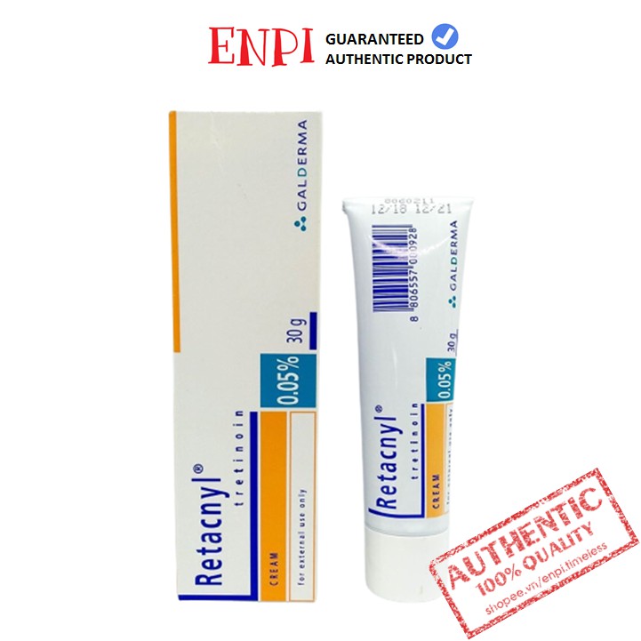 Kem giảm mụn, chống lão hóa da Retacnyl Tretinoin Cream (0.025%- 0.05%)