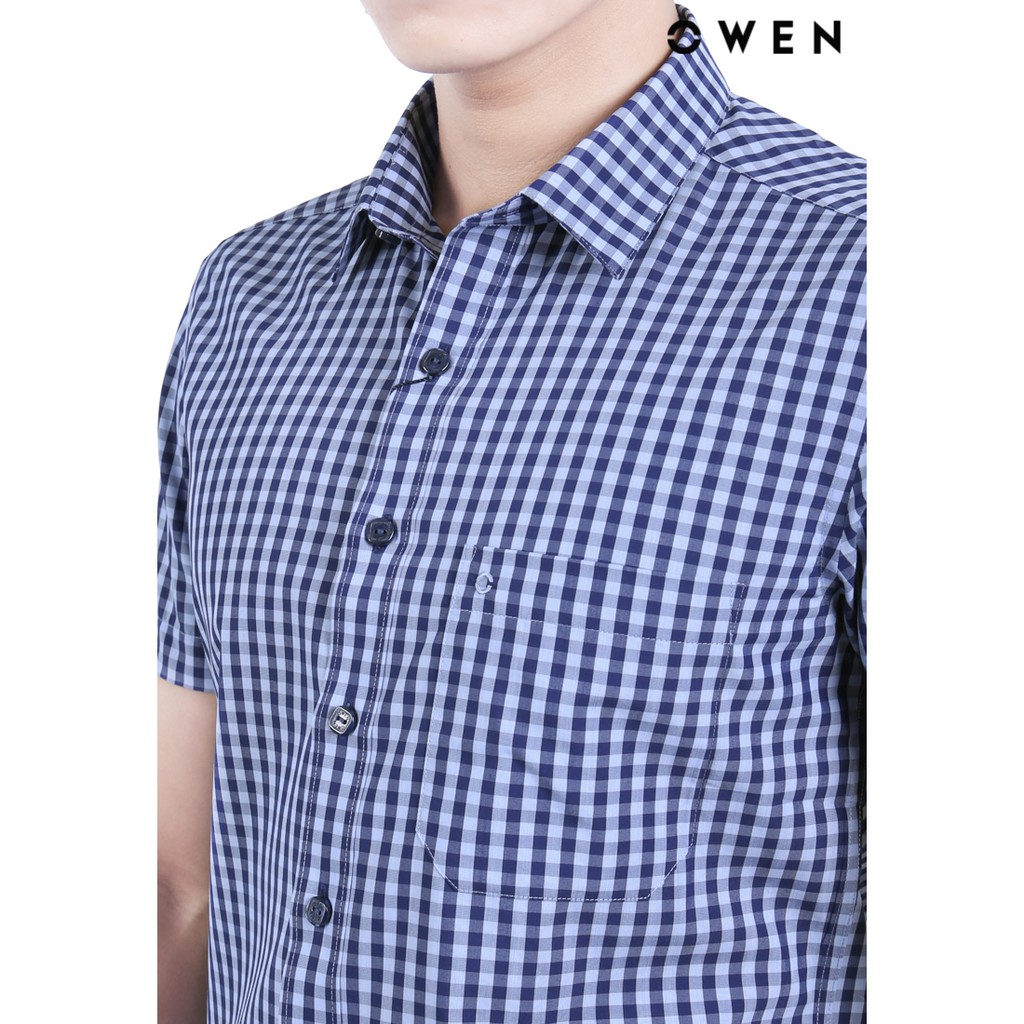 Áo sơ mi ngắn tay OWEN Bodyfit có túi - BA20724NT | BigBuy360 - bigbuy360.vn