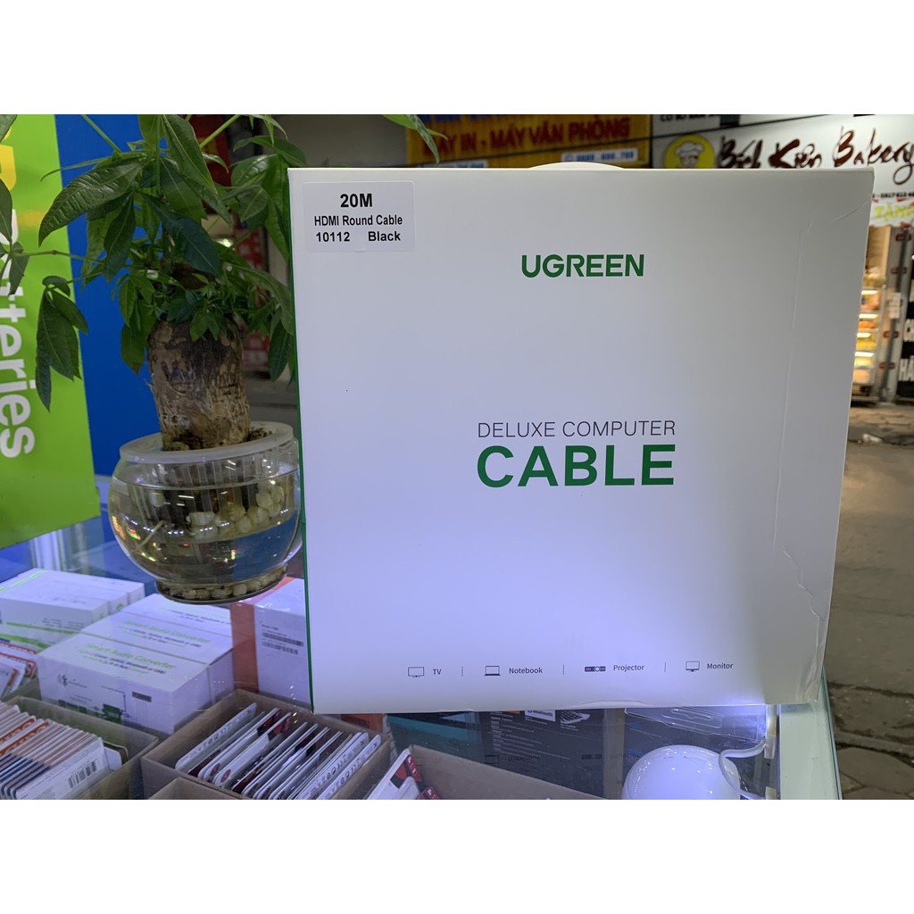 Cáp HDMI Dài 20M UGREEN 10112 Hỗ Trợ 3D 4K HD 1080