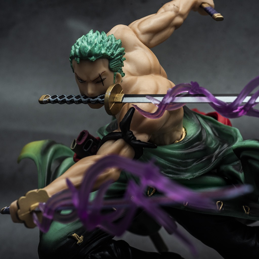 Mô hình One Piece Roronoa Zoro 3000 Thế Giới POP cao 20cm, Nặng 750G - Mô Hình trang trí One Piece Figure