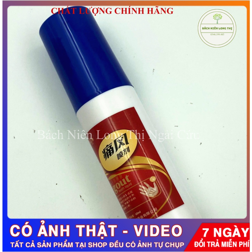 Xịt gout Tiêu thống phong, giảm đau, giảm sưng tấy gút (gout)