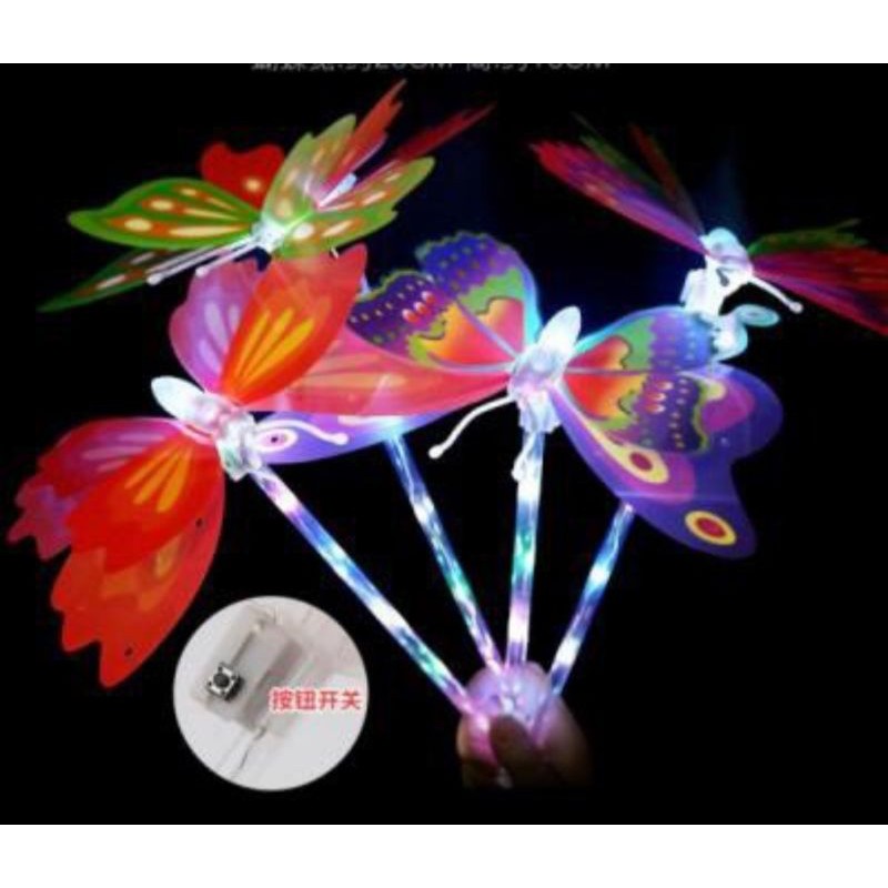 2 Đồ chơi cánh bướm phát sáng quà tặng cho bé