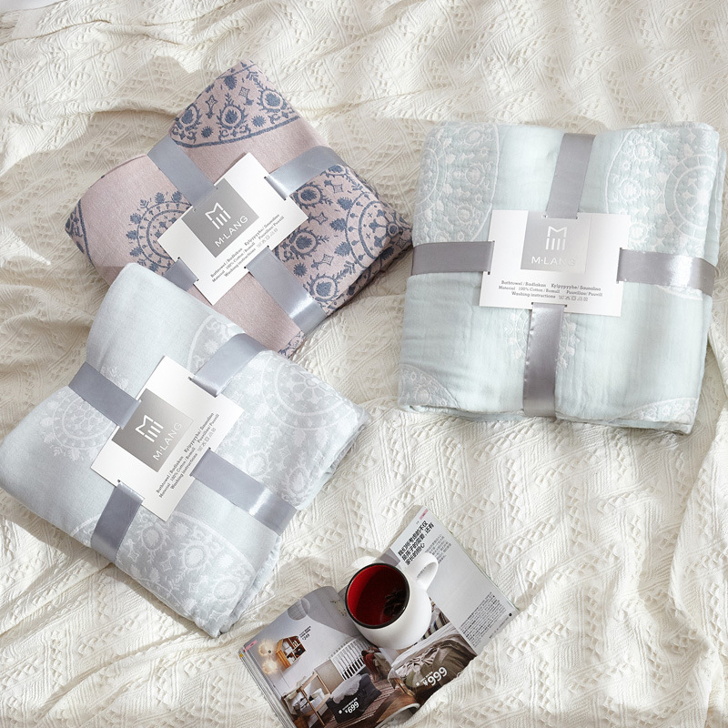 Bộ Chăn Ga Gối 6 Lớp 100% Cotton